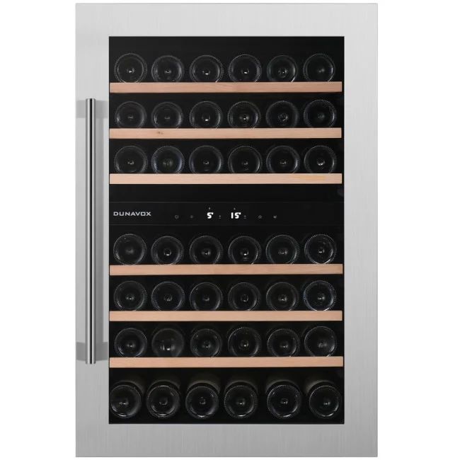 Dunavox vinski frižider potpuno ugradni dvozonski DAB-42.117DSS Dunavox vinski frižider potpuno ugradni dvozonski DAB-42.117DSS